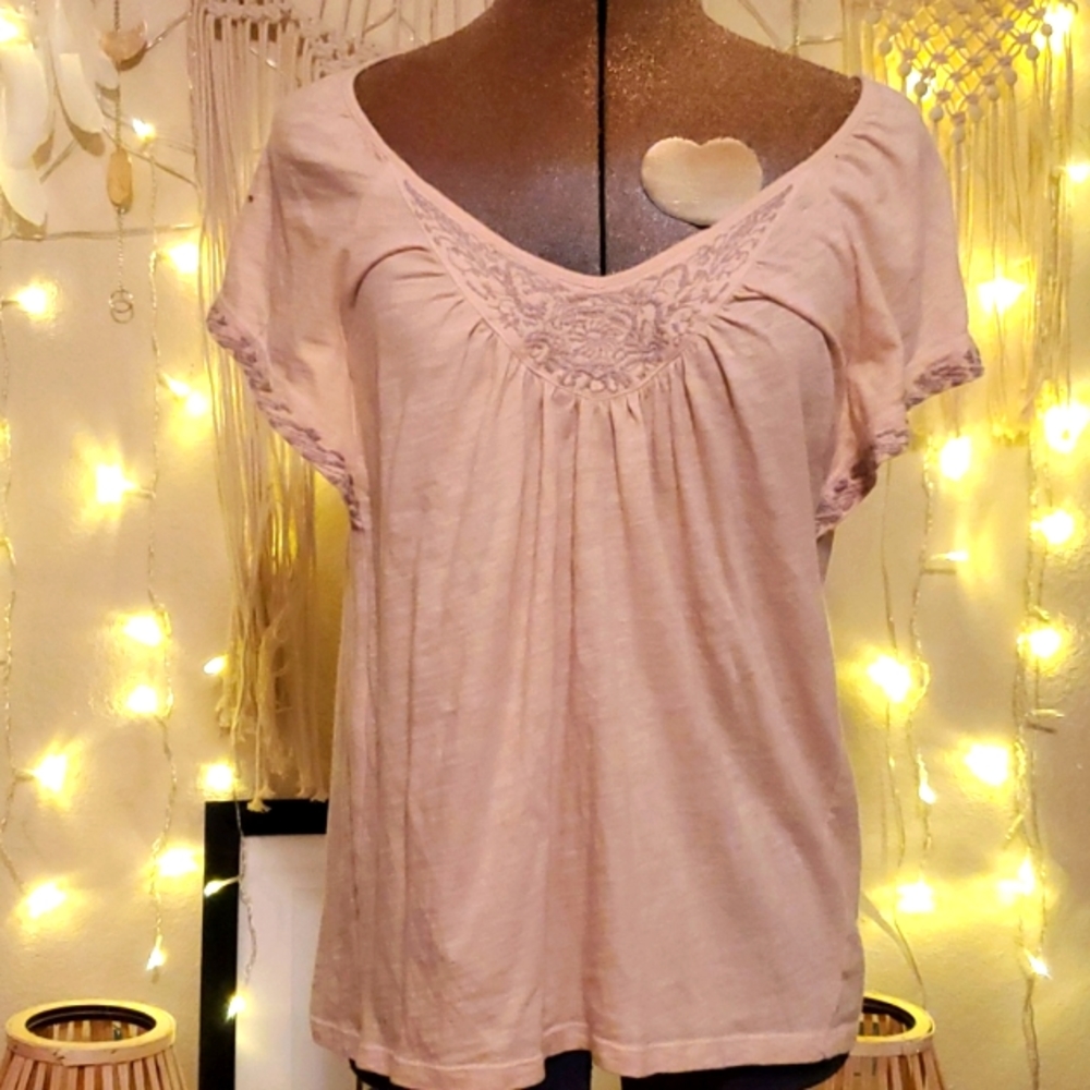 American Eagle Outfitters Pink Top